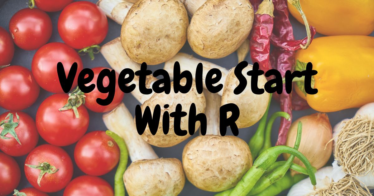 Vegetable Start With R