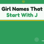 Girl Names That Start With J