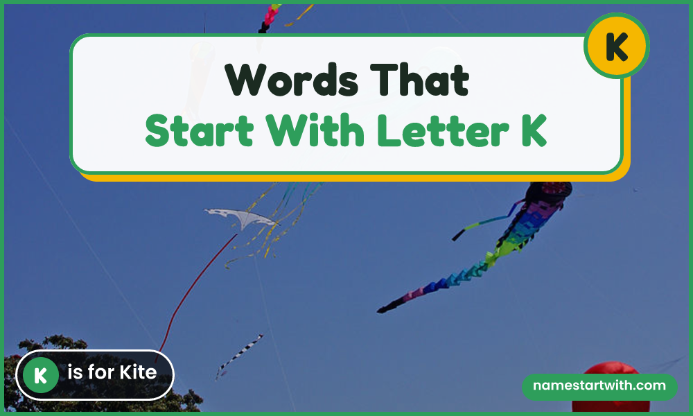 Kite — words that start with K